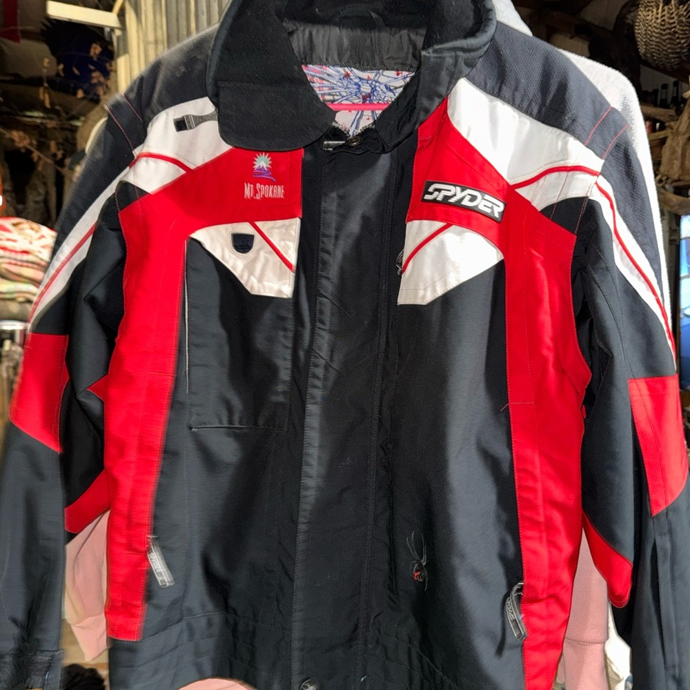 Spyder Black and Red Performance Jacket